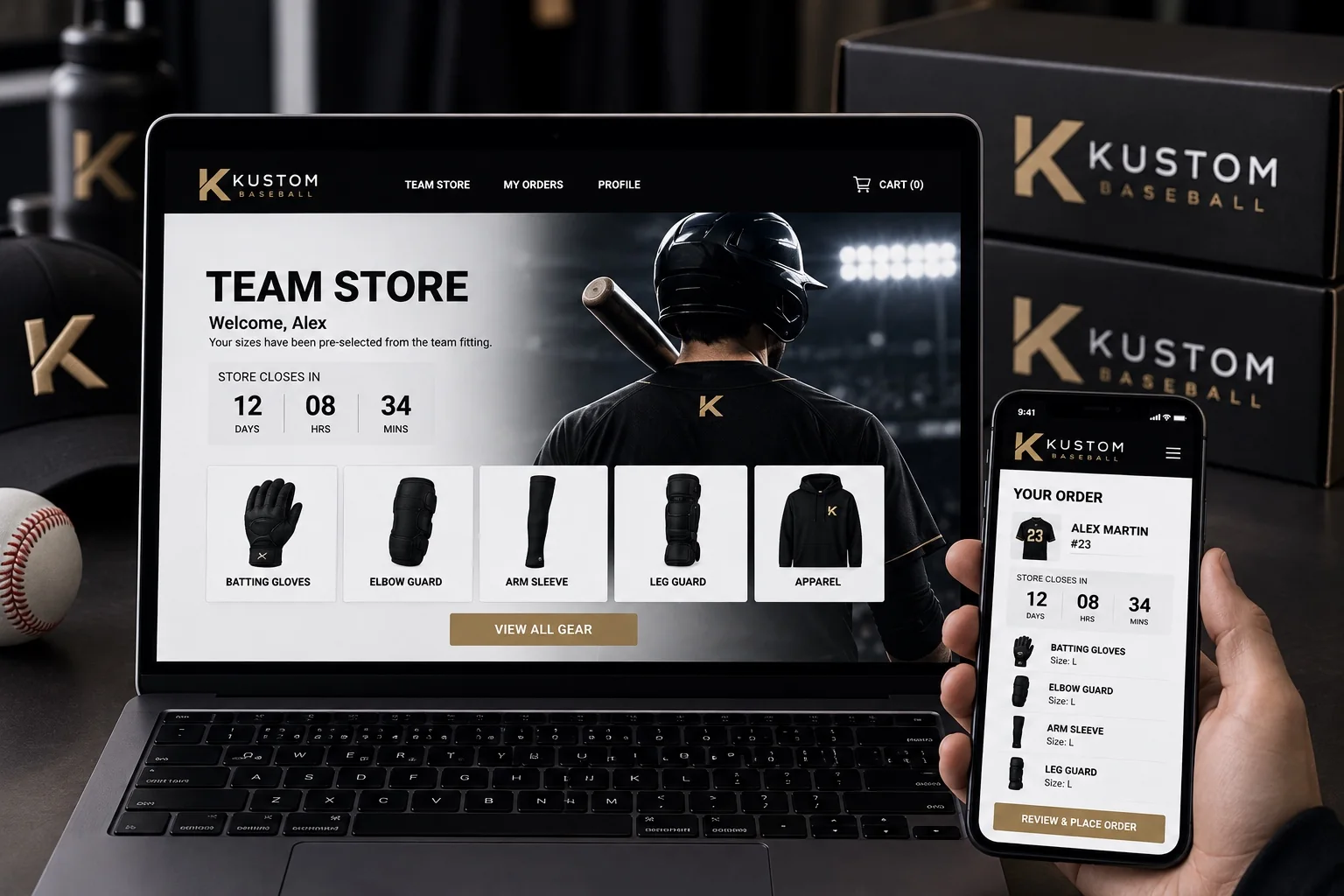 Order From Your Team Page